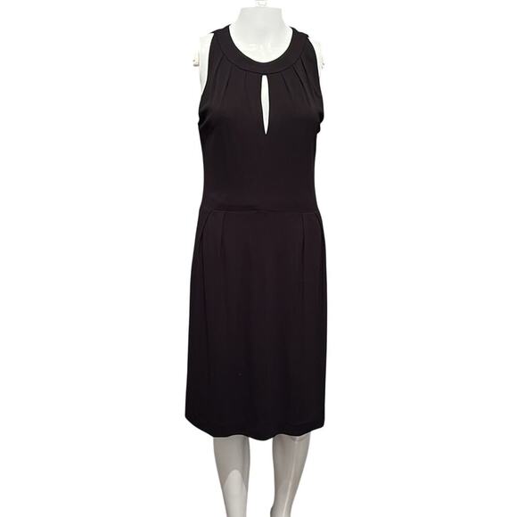 Calvin Klein Black Midi Dress Size 8 - Picture 1 of 6